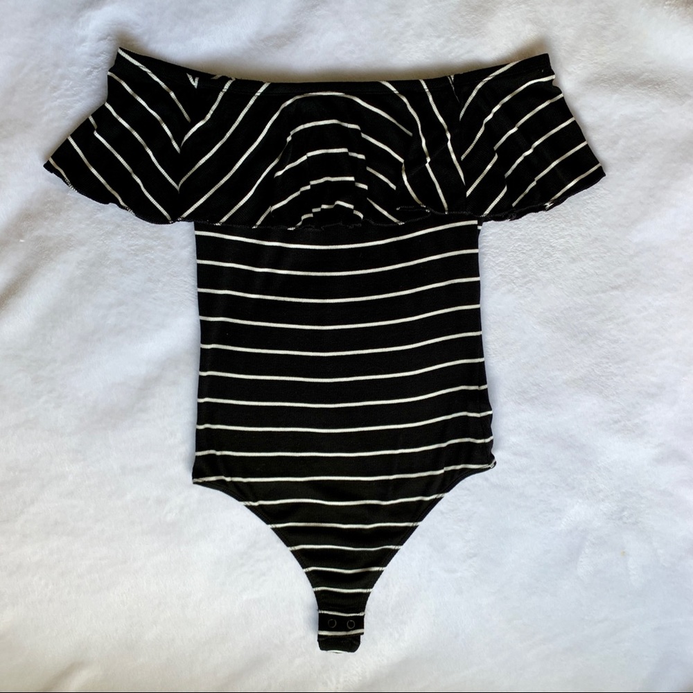 Express off the shoulder bodysuit